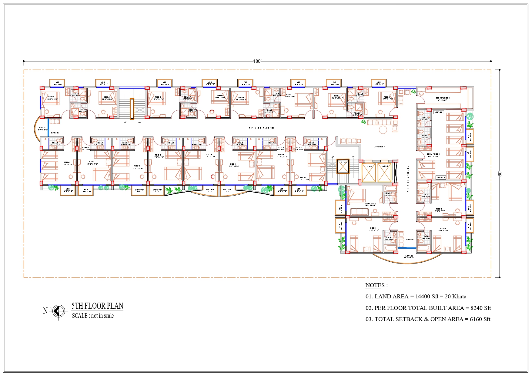 5th FLOOR PLAN 1