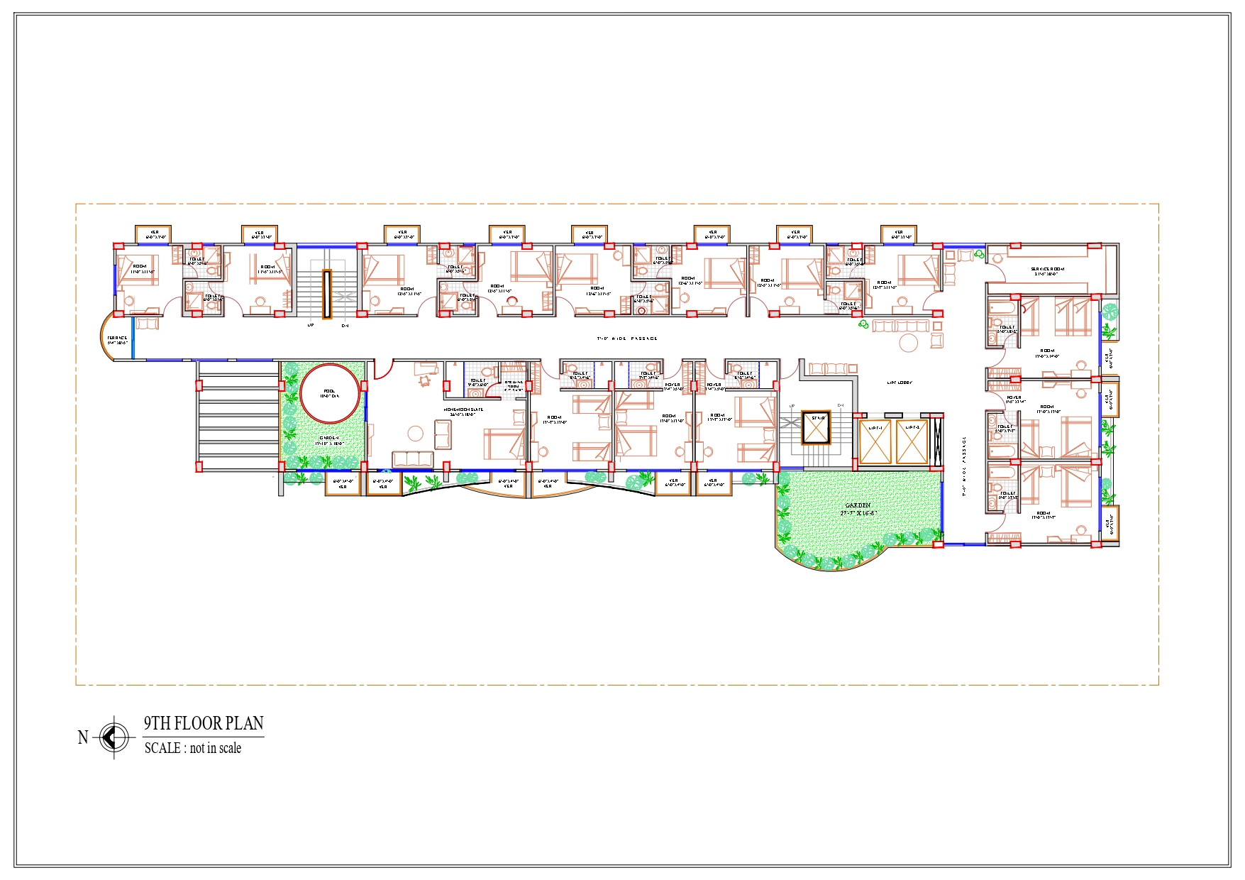 9th FLOOR PLAN